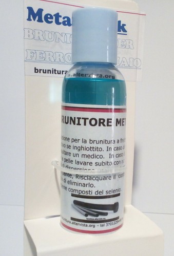 Brunitore per metalli