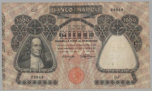 1000 lire vico banco - 1000,
