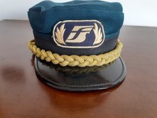 CAPPELLO VINTAGE FERROVIE DELLO STATO ITALIANO FS. VERDE SCURO 