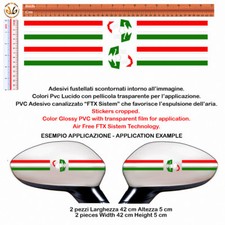 Bandiera italia abarth adesivi