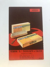 Cartolina Pubblicitaria Vitadit Calcium Vitamina D Calcio c13