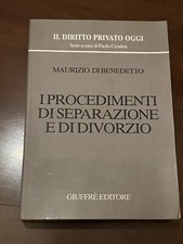 I PROCEDIMENTI DI SEPARAZIONE E DI DIVORZIO DI BENEDETTO GIUFFRE' 2000