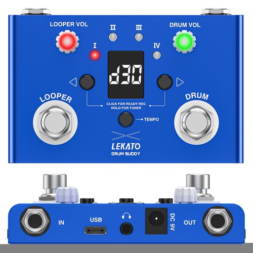 Lekato batteria looper - looper, +