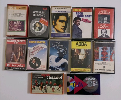 Musicassette vintage lotto - vintage,