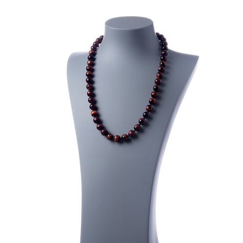 Collana lunga occhio tigre - collana,