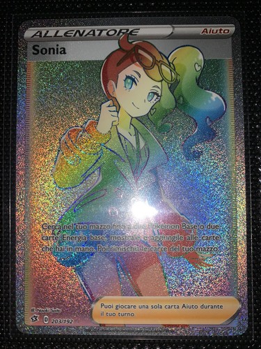 Carta pokemon sonia - pokemon,