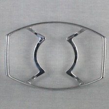 Corning Ware Platinum Trivet P-11-M Casseruola Culla Porta Pentole Metallo 1960-1972