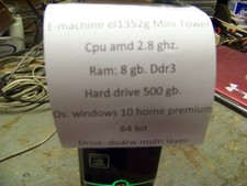 eMachines EL1352G  SFF PC