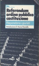 Referendum ordine pubblico costituzione. Introduzione di Marco Pannella.