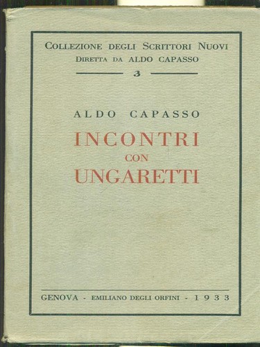 Incontri con ungaretti - con, prima