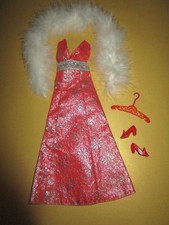 636)VECCHIO ABITO VINTAGE BARBIE MOD BROCCATO SOGNO GET UPS N GO #9740 MATTEL 1976