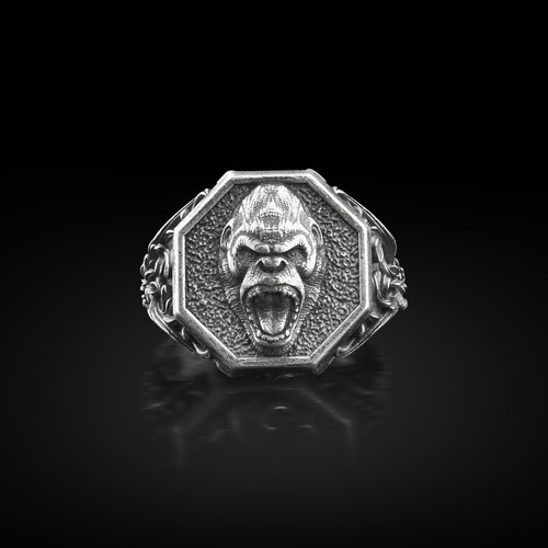 Anello uomo con sigillo - uomo,