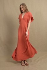 Abito lungo scollo a V Molly