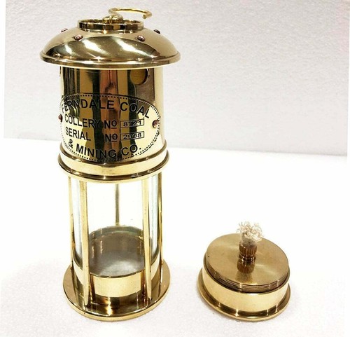Lampada olio minore ottone - a,
