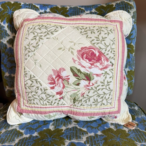 Cuscino trapuntato patchwork