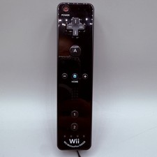 Controller wii mote nero Nintendo wii u Originale Usato con Motion Plus Joystick