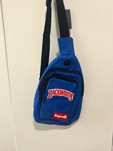 Borsa tracolla blu backwoods - borsa,