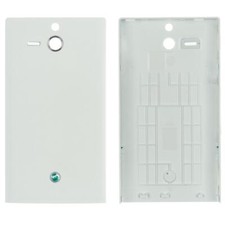 Custodia posteriore originale Sony Xperia U ST25 coperchio batteria pulsante posteriore bianco