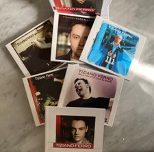 CD TIZIANO FERRO "TIZIANO FERRO" BOX SET CD + BOOKLET DISCOGRAFIA OTTIMO