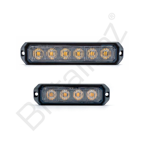 Ece r65 compatto led ambra - 6,