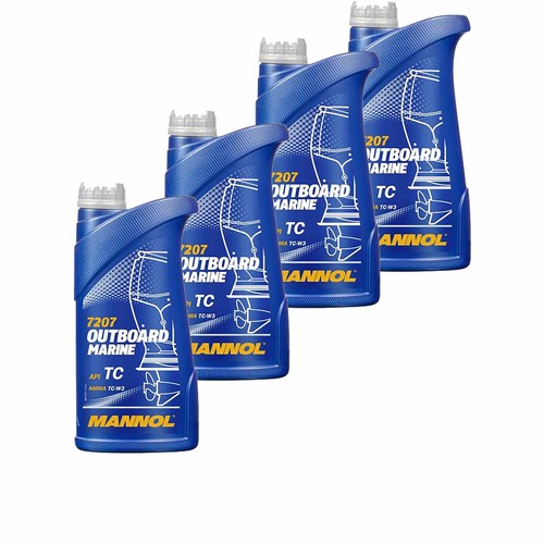 4x1 litro mannol fuoribordo - litro,
