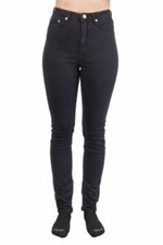 BLK DNM Jeans Neri A Vita Alta