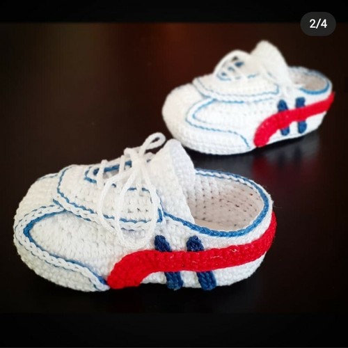Scarpette neonato uncinetto - scarpette,