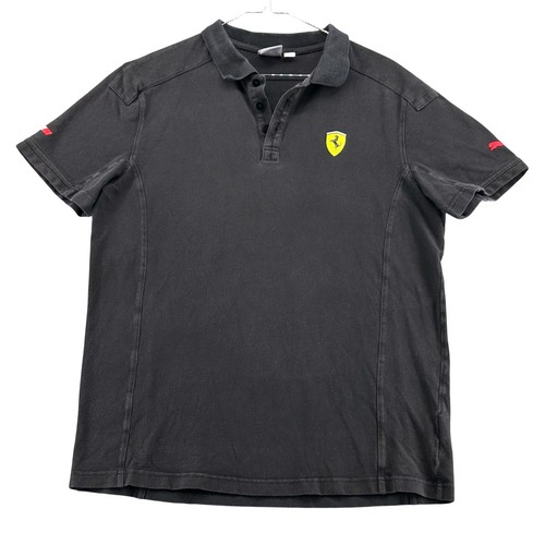 Polo puma uomo grande nera - puma,