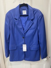 Bershka blu ecopelle Jkt XL 