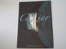 advertising Pubblicità 2000 CARTIER MONTRE TANK AMERICAINE