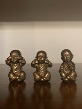 Set 3 Mini Statuette Buddha
