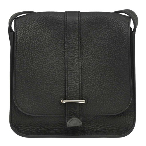 Borsa tracolla hermes nera - a,