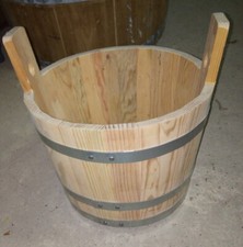 mastello secchiello legno