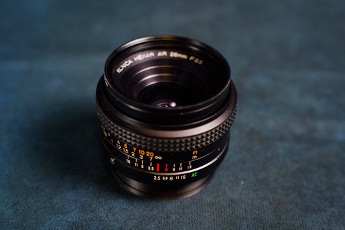 Objectif konica hexar 28mm - konica, ar