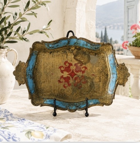 Vassoio tole vintage florentia - tole,