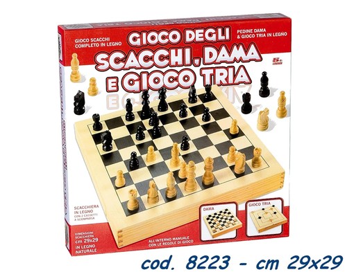 Gioco scacchi dama legno - dama,