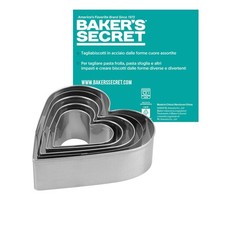 Set 5 tagliabiscotti cuori