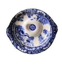 Swinnertons Olde Alton Ware porta pagoda blu con coperchio antica ottime condizioni anni '20