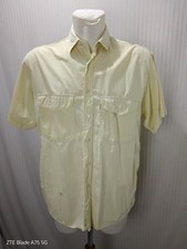 Articolo e3863 camicia uomo Valentino gialla, taglia EU42, ascelle 60cm, spalle