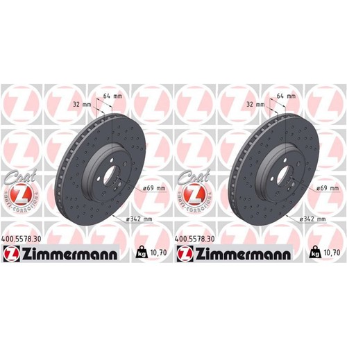 Zimmermann formula dischi - 2x,