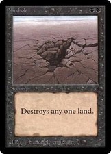 Magic MTG - Sinkhole - Beta -