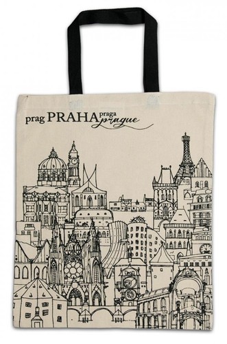 Borsa cotone praga - borsa, in