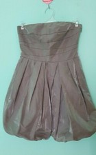 Vestito abito SISLEY elegante con gonna a palloncino 