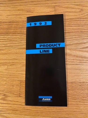 Alesis 1992 product line - alesis,