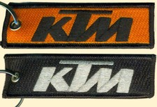 Portachiavi ricamato KTM, per