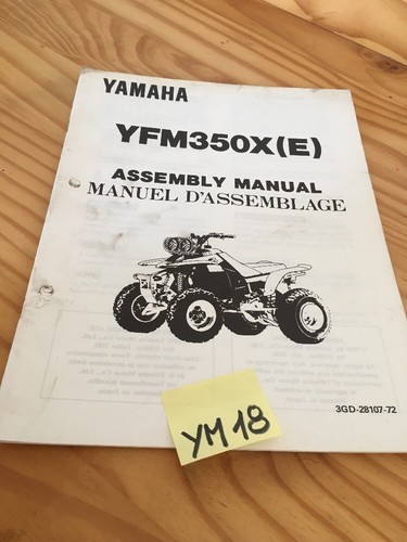 Yamaha yfm350x yfm 350 quad - yfm350x,
