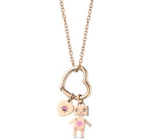 OPS OBJECTS OPSCL-425 COLLANA DONNA GOLD ROBOT ROSE' LISTINO 54€ SOTTOCOSTO