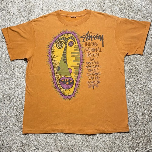 Shirt vintage stüssy tribù - t-shirt,