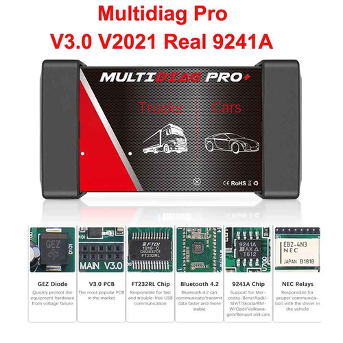 Multidiag pro obd2 bluetooth - obd2,