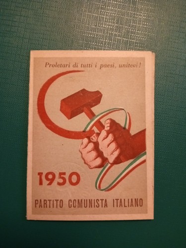 Italian communist party card - communist,